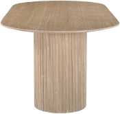 Messina 221cm Travertine Dining Table