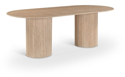 Messina 221cm Travertine Dining Table