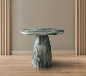 Cosenza 91.4cm Marble Finish Indoor / Outdoor Concrete Dining Table