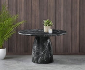 Cosenza 123.2cm Marble Finish Indoor / Outdoor Concrete Dining Table