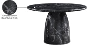 Cosenza 123.2cm Marble Finish Indoor / Outdoor Concrete Dining Table