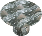 Cosenza 123.2cm Marble Finish Indoor / Outdoor Concrete Dining Table