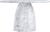 Cosenza 123.2cm Marble Finish Indoor / Outdoor Concrete Dining Table