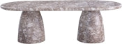 Cosenza 243.8cm Marble Finish Indoor / Outdoor Concrete Dining Table