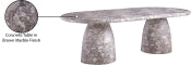 Cosenza 243.8cm Marble Finish Indoor / Outdoor Concrete Dining Table