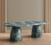 Cosenza 243.8cm Marble Finish Indoor / Outdoor Concrete Dining Table