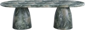 Cosenza 243.8cm Marble Finish Indoor / Outdoor Concrete Dining Table