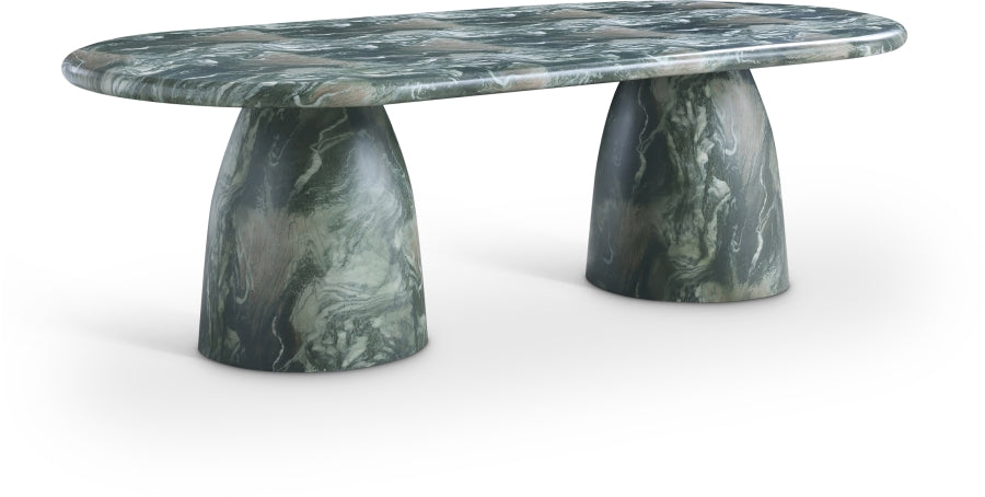 Cosenza 243.8cm Marble Finish Indoor / Outdoor Concrete Dining Table