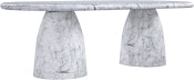 Cosenza 243.8cm Marble Finish Indoor / Outdoor Concrete Dining Table
