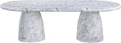 Cosenza 243.8cm Marble Finish Indoor / Outdoor Concrete Dining Table