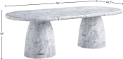 Cosenza 243.8cm Marble Finish Indoor / Outdoor Concrete Dining Table
