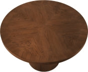 Belinda 121.9cm Oak Veneer Solid Wood Dining Table