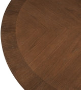 Belinda 121.9cm Oak Veneer Solid Wood Dining Table