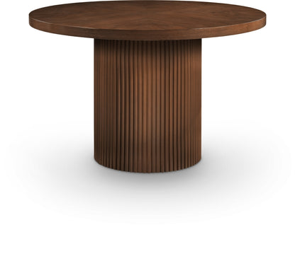 Belinda 121.9cm Oak Veneer Solid Wood Dining Table