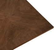 Belinda 137.2cm Oak Veneer Solid Wood Dining Table
