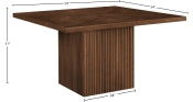 Belinda 137.2cm Oak Veneer Solid Wood Dining Table