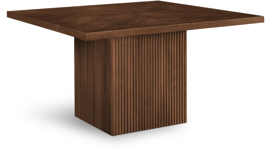 Belinda 137.2cm Oak Veneer Solid Wood Dining Table