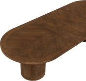 Belinda 312.4cm Oak Veneer Solid Wood Dining Table