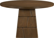 Tavio 121.9cm Oak Veneer Solid Wood Dining Table