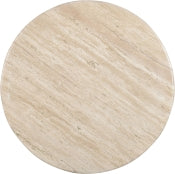 Pietra 91.4cm Travertine And Mango Wood Dining Table