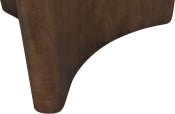 Pietra 91.4cm Travertine And Mango Wood Dining Table