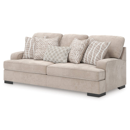 Ashley AS59902 High Profile Sofa & Loveseat Taupe