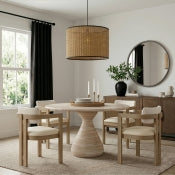 Sano 121.9cm Indoor / Outdoor Concrete Dining Table