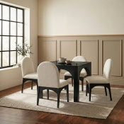 Waldorf 92.1cm Tempered Glass Top Dining Table