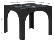 Waldorf 92.1cm Tempered Glass Top Dining Table