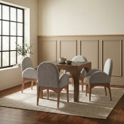 Waldorf 92.1cm Tempered Glass Top Dining Table