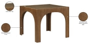 Waldorf 92.1cm Tempered Glass Top Dining Table
