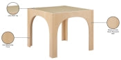Waldorf 92.1cm Tempered Glass Dining Table