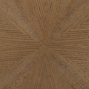 Fenwick 92.1cm Cane Oak Veneer Solid Wood Dining Table