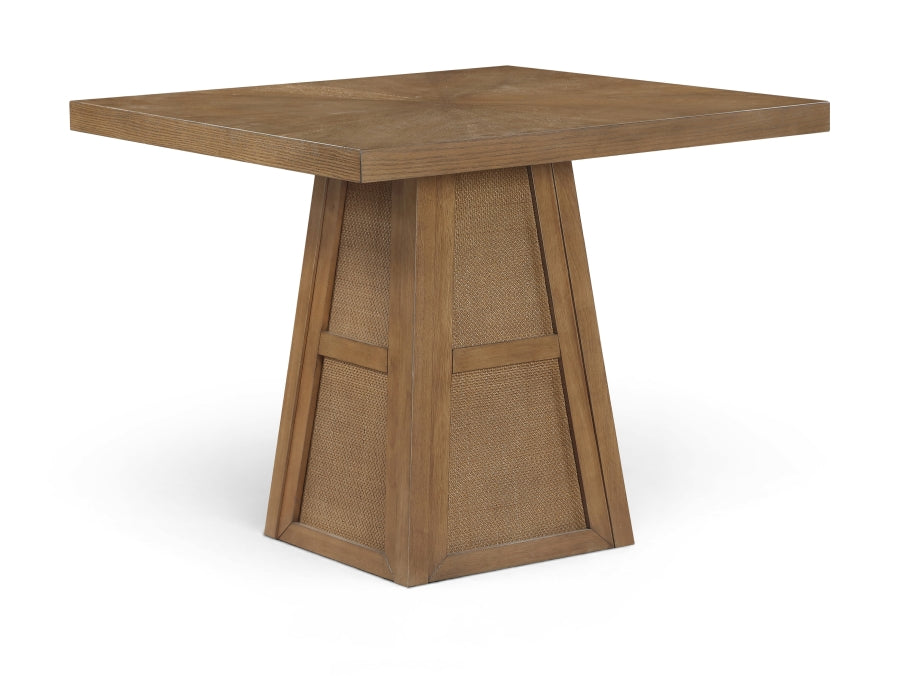 Fenwick 92.1cm Cane Oak Veneer Solid Wood Dining Table