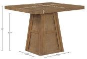Fenwick 92.1cm Cane Oak Veneer Solid Wood Dining Table