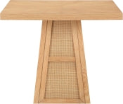 Fenwick 92.1cm Cane Oak Veneer Solid Wood Dining Table