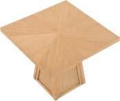 Fenwick 92.1cm Cane Oak Veneer Solid Wood Dining Table