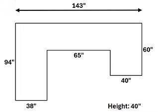 AUSTIN SECTIONAL BLACK