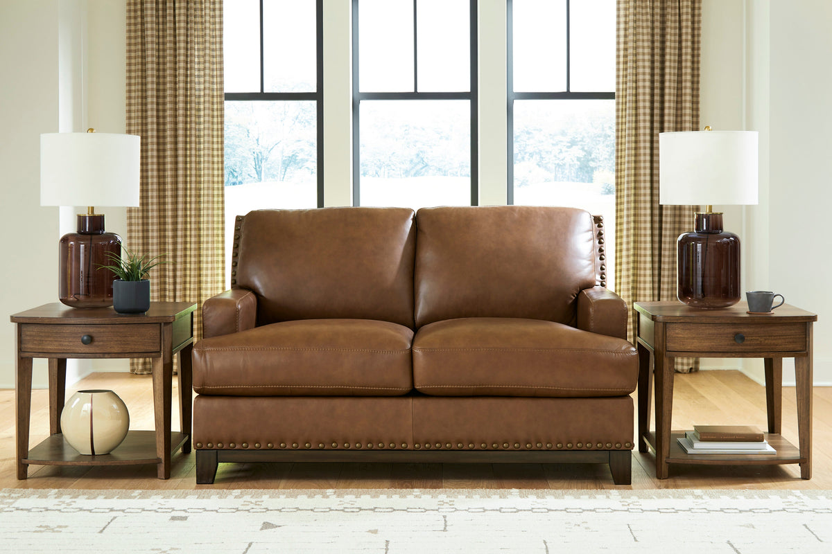 ASPC73109 Saonara Living Room Sofa Set Amber