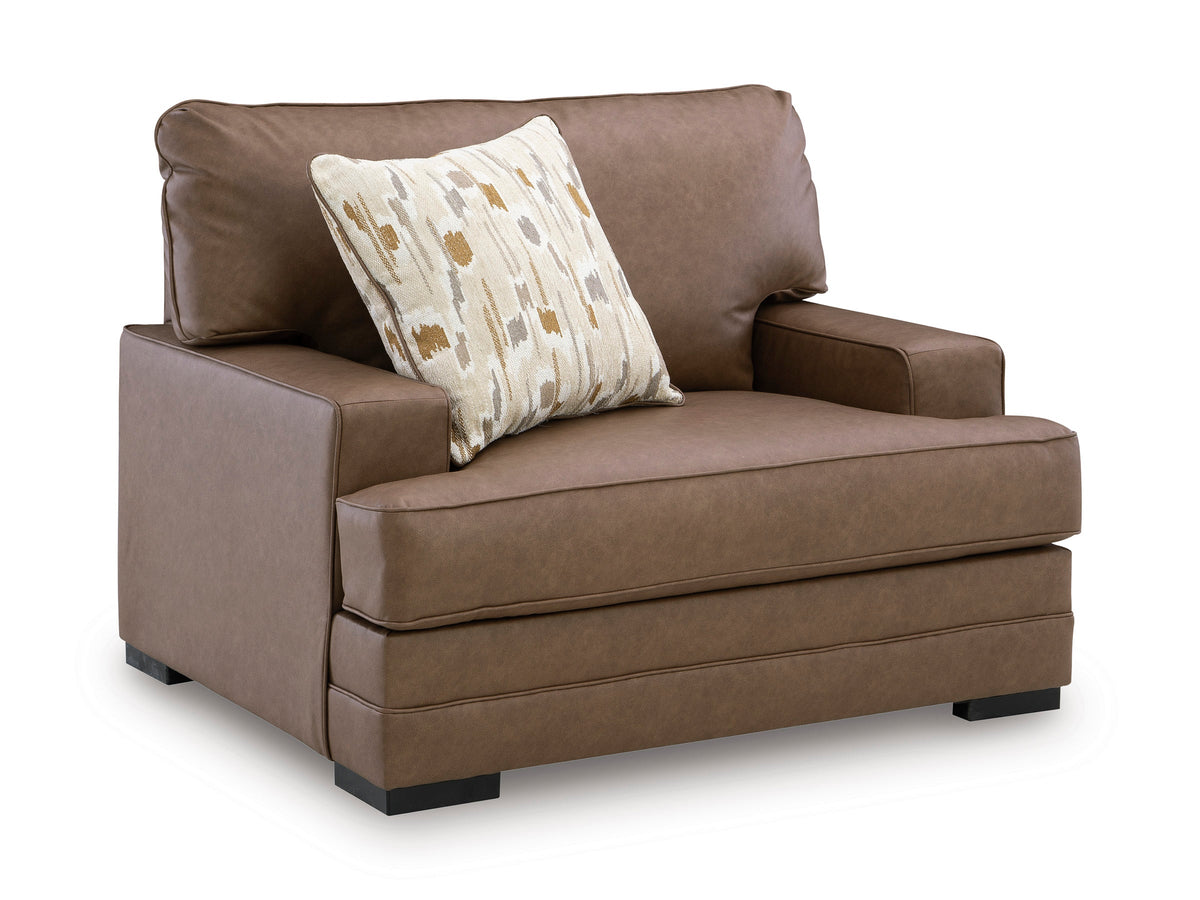 VillaCourt AS74909 Living Room Sofa Caramel