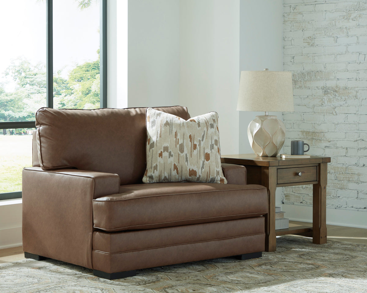 VillaCourt AS74909 Living Room Sofa Caramel