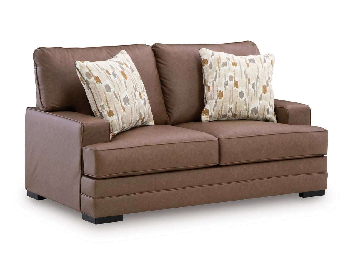 VillaCourt AS74909 Living Room Sofa Caramel