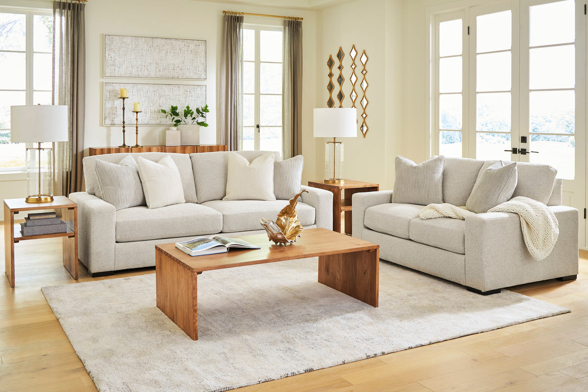 ASPC81310 Conlee-Pike Sofa and Loveseat Set Linen