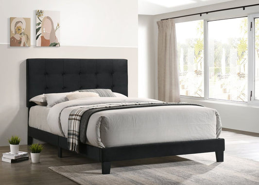 Black Platform Bed - Twin
