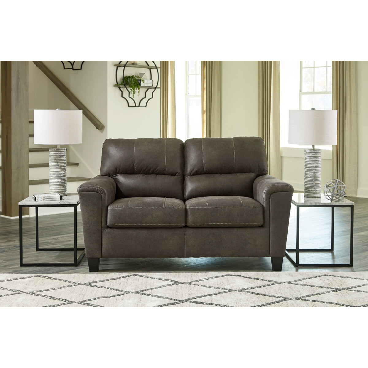 Navi AS94002 2-Piece Living Room Set Smoke