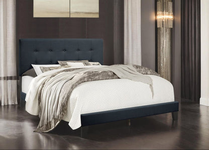 Charcoal Platform Bed - Twin