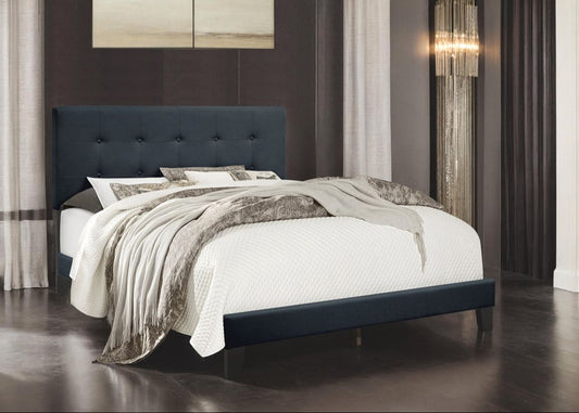 Charcoal Platform Bed - Twin
