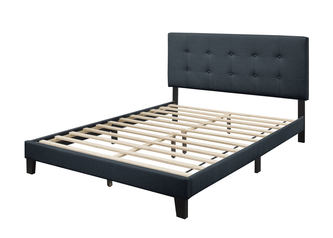 Charcoal Platform Bed - Twin
