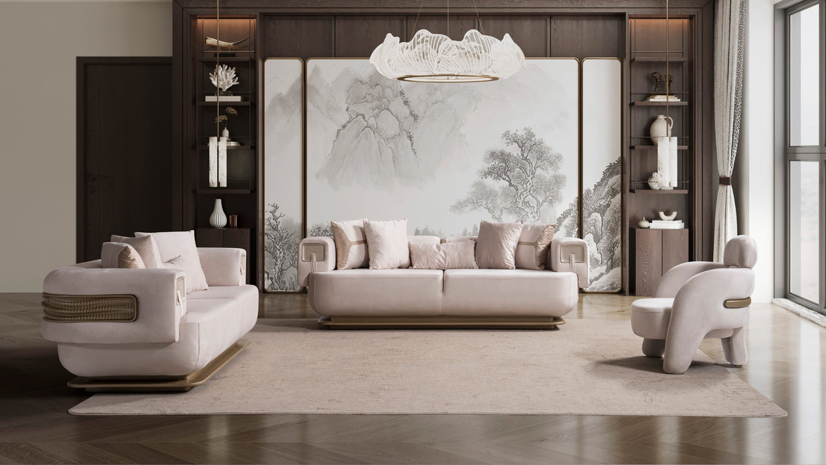 Athena 3-Piece Living Room Set