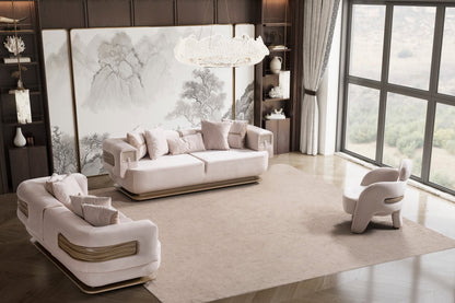 Athena 3-Piece Living Room Set